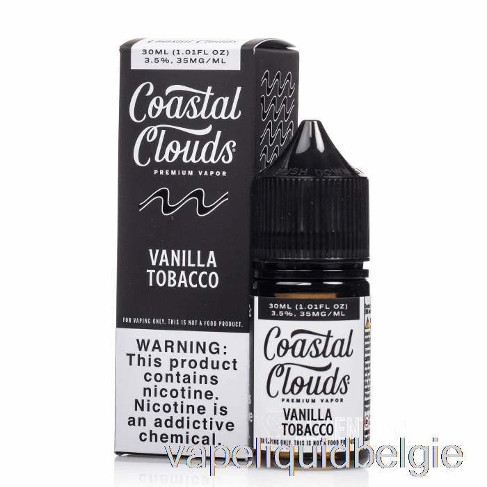 Vape België Vanilletabak - Kustwolkenzout - 30ml 35mg